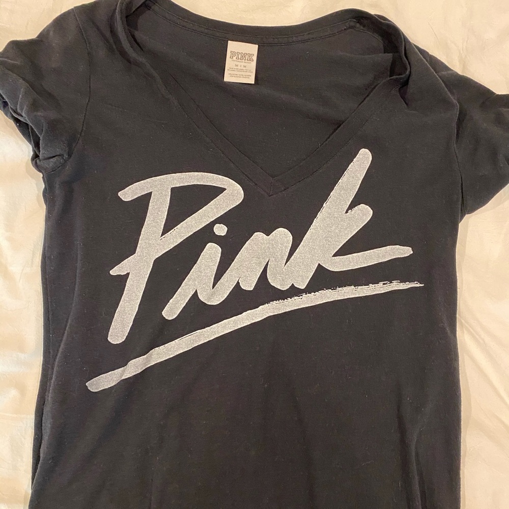 PINK v neck